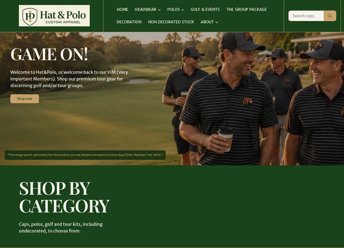 Home page
